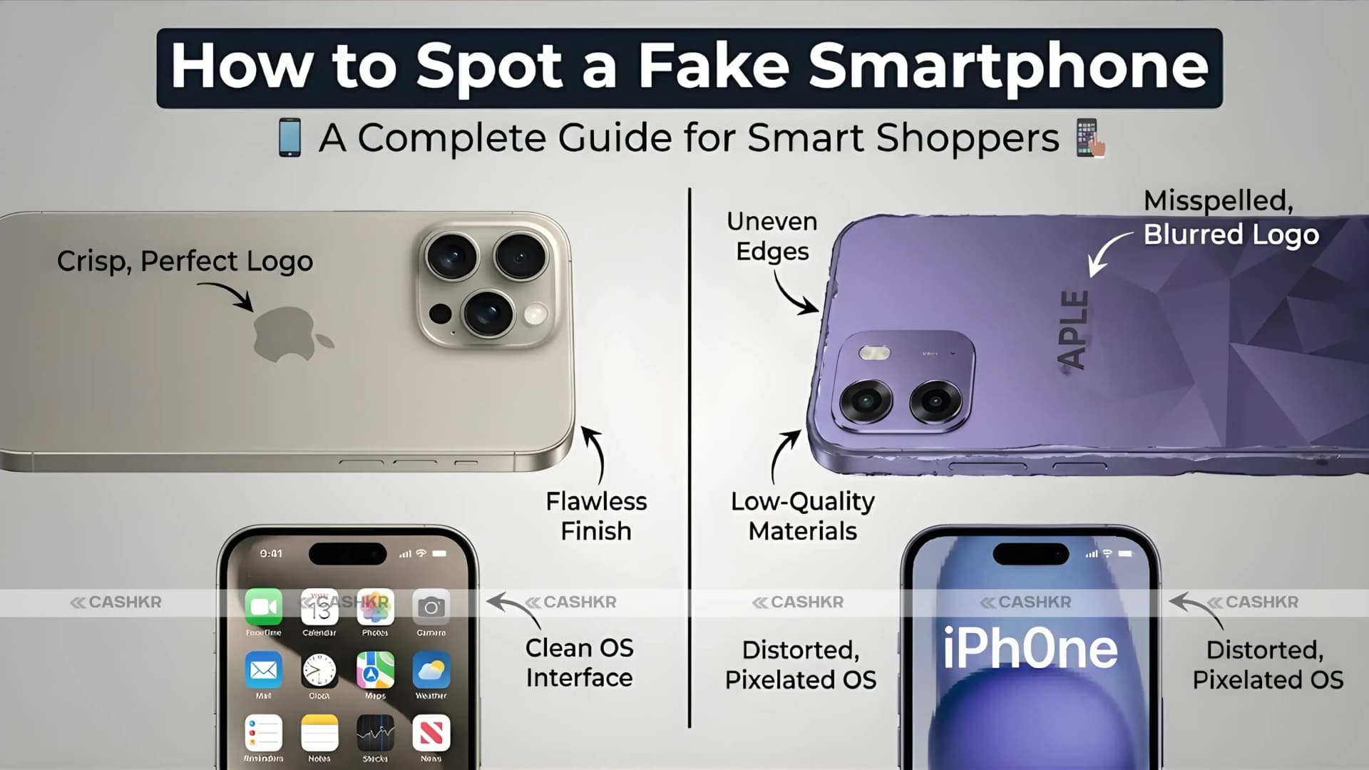 How to Spot a Fake Smartphone: Buy Genuine Devices Safely