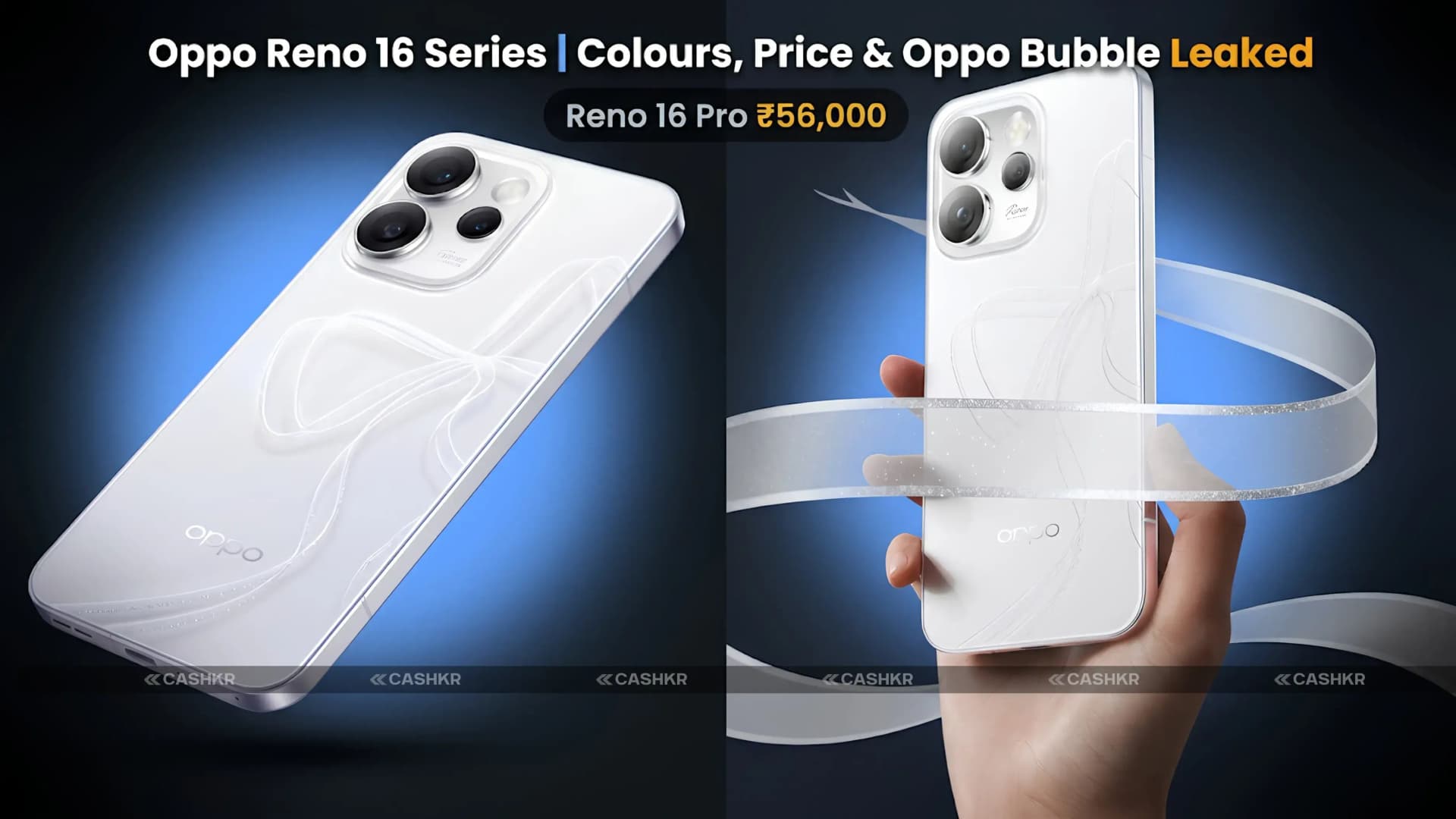 Oppo Reno 16 Pro Price, Colors & Oppo Bubble Feature Leaked