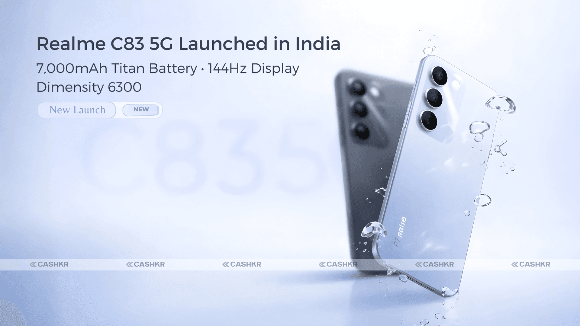 Realme C83 5G Launched in India With 7,000mAh Battery