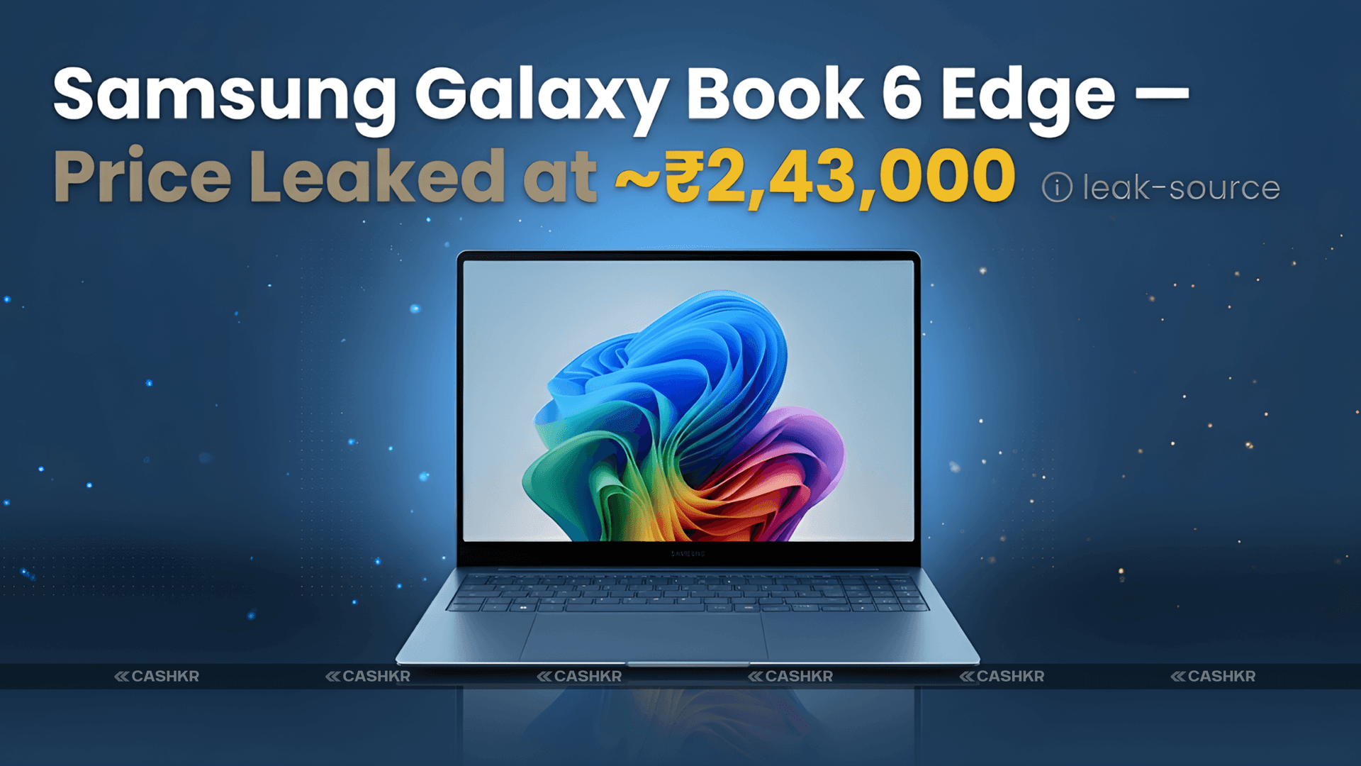 Samsung Galaxy Book 6 Edge Price Leaked at Rs. 2,43,000