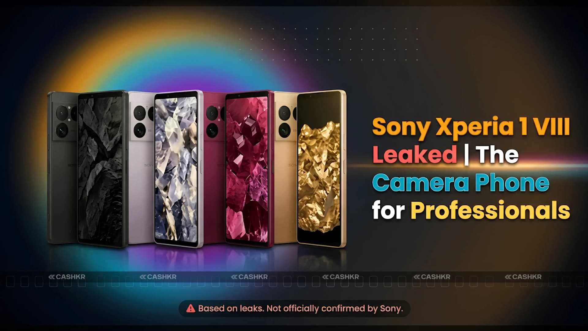 Sony Xperia 1 VIII Price & Camera Leaked India: Full Details