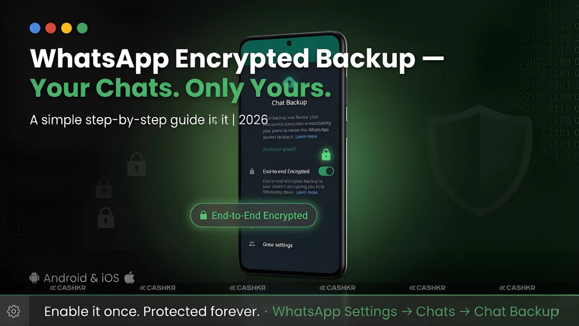 WhatsApp Encrypted Backup