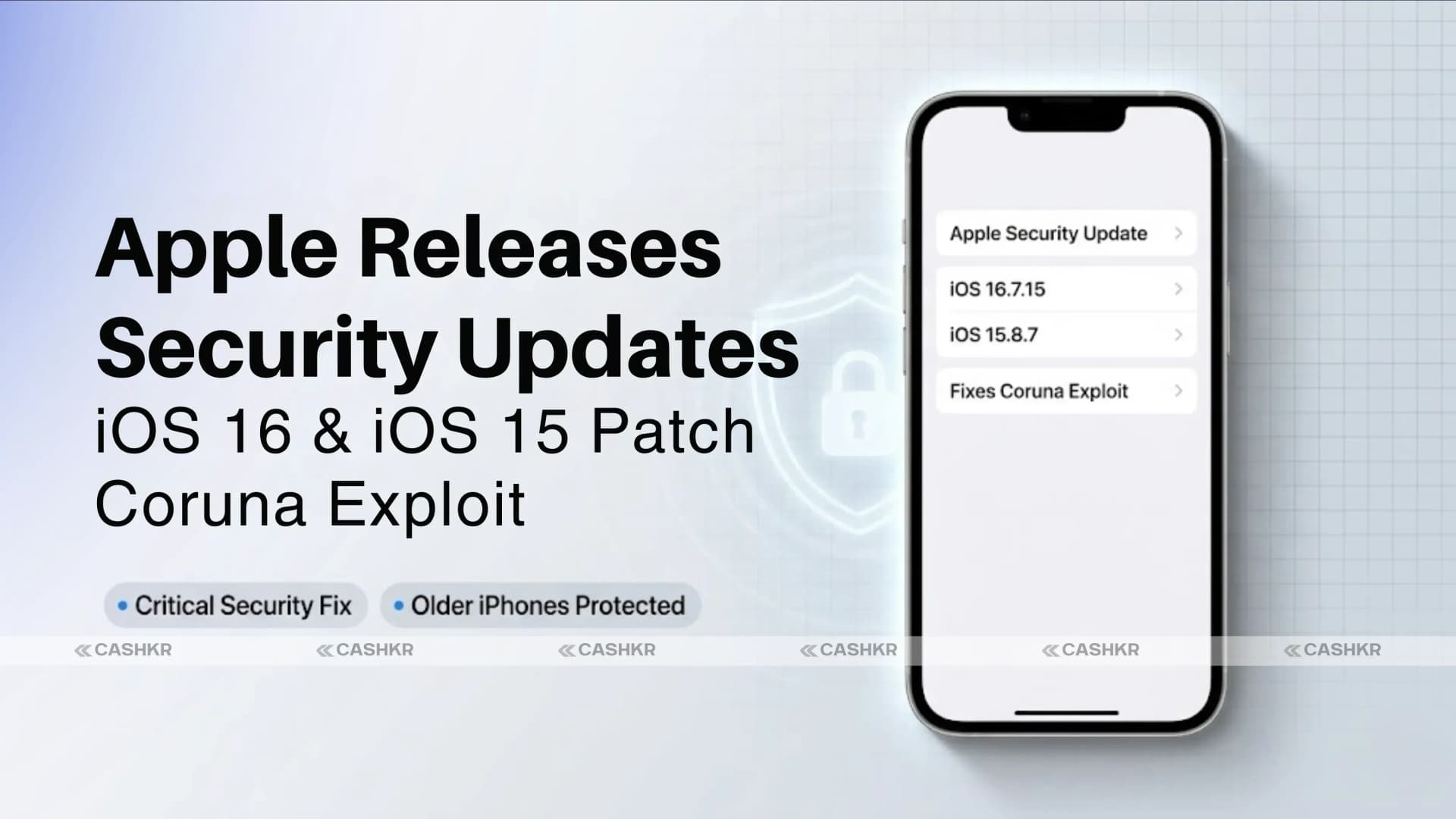 iOS 16 and 15 Update Released With Critical Security Fix