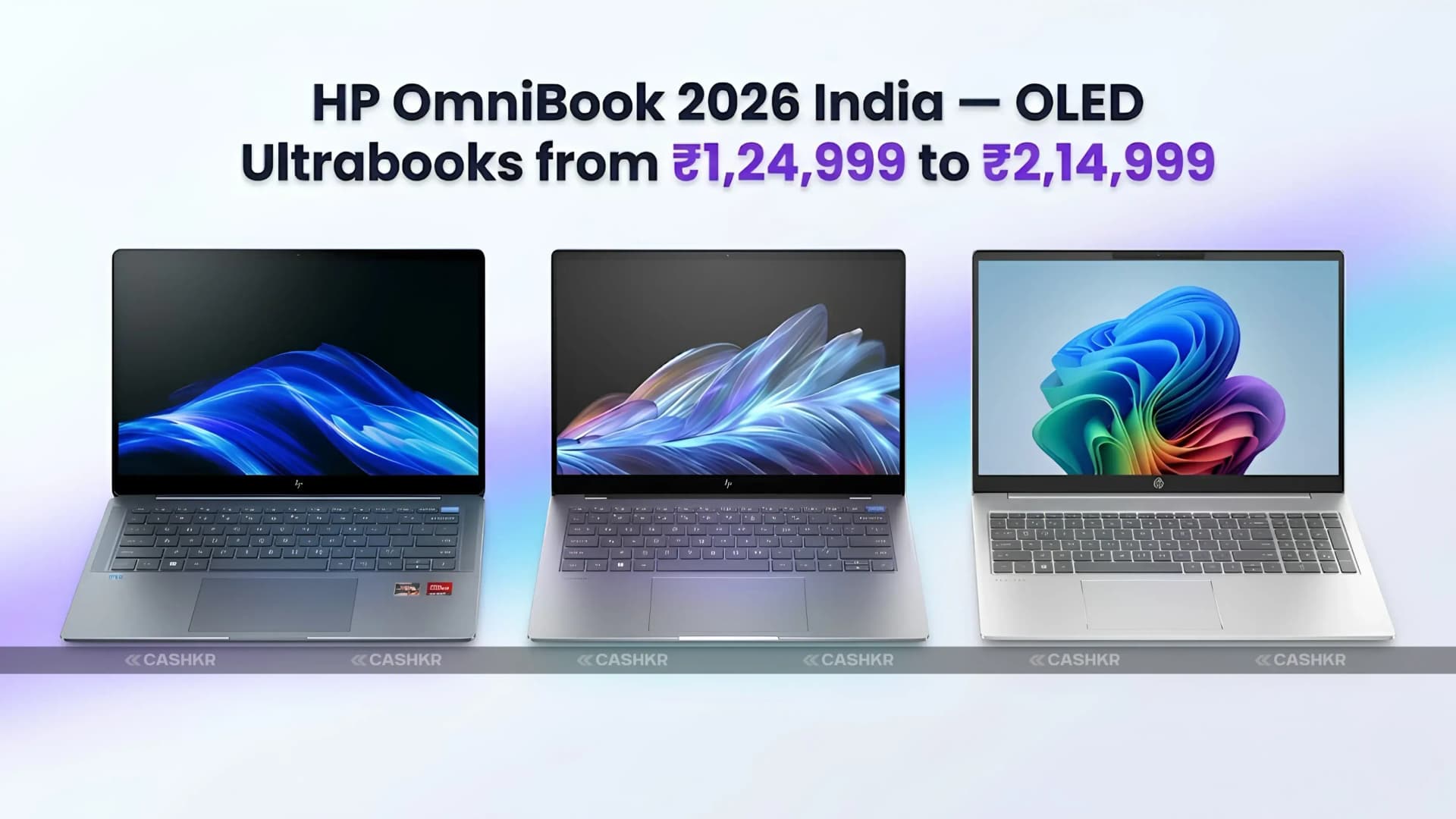HP OmniBook Ultra 14, X and 5 (2026) Price in India