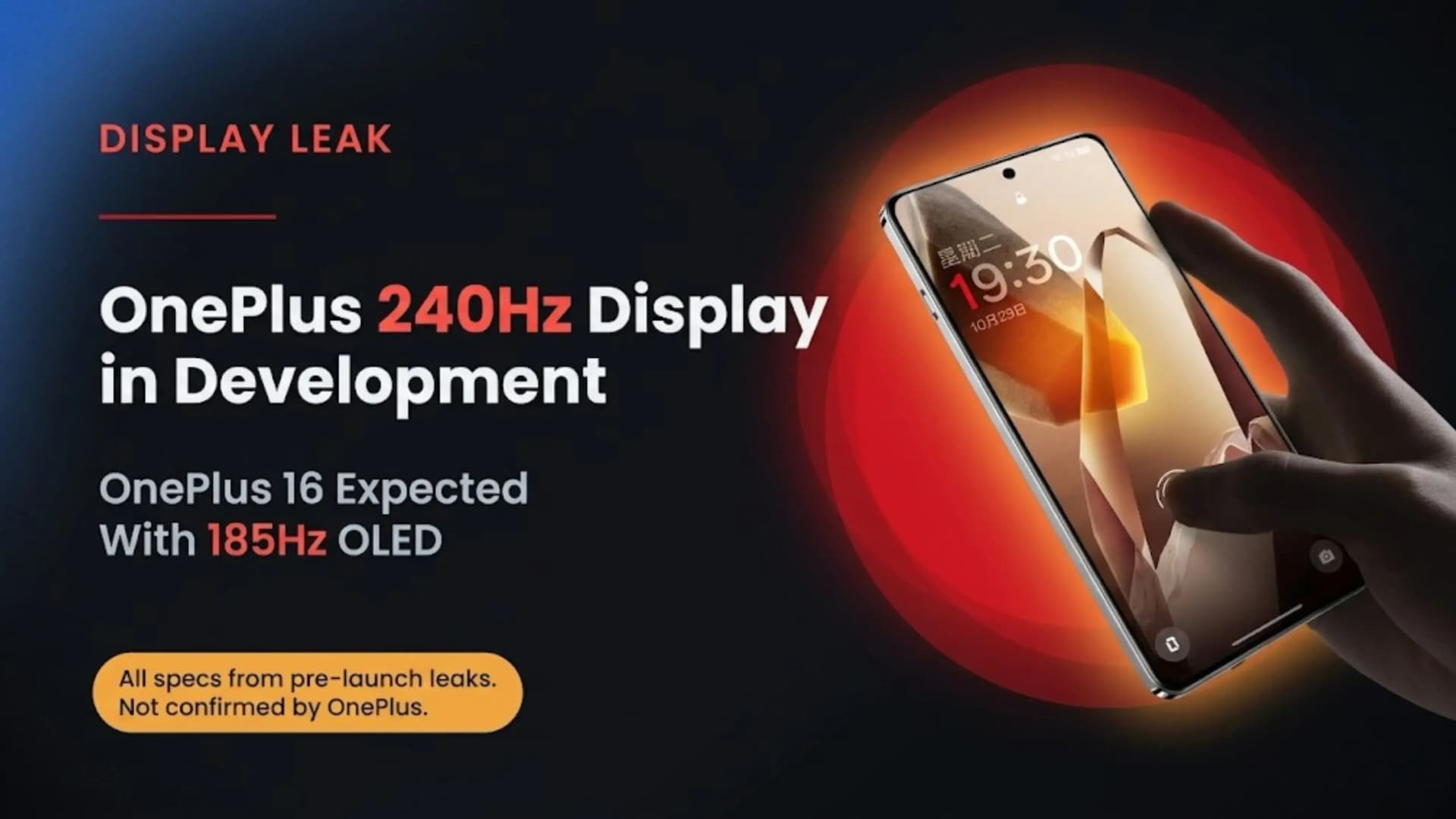 OnePlus 240HZ Display