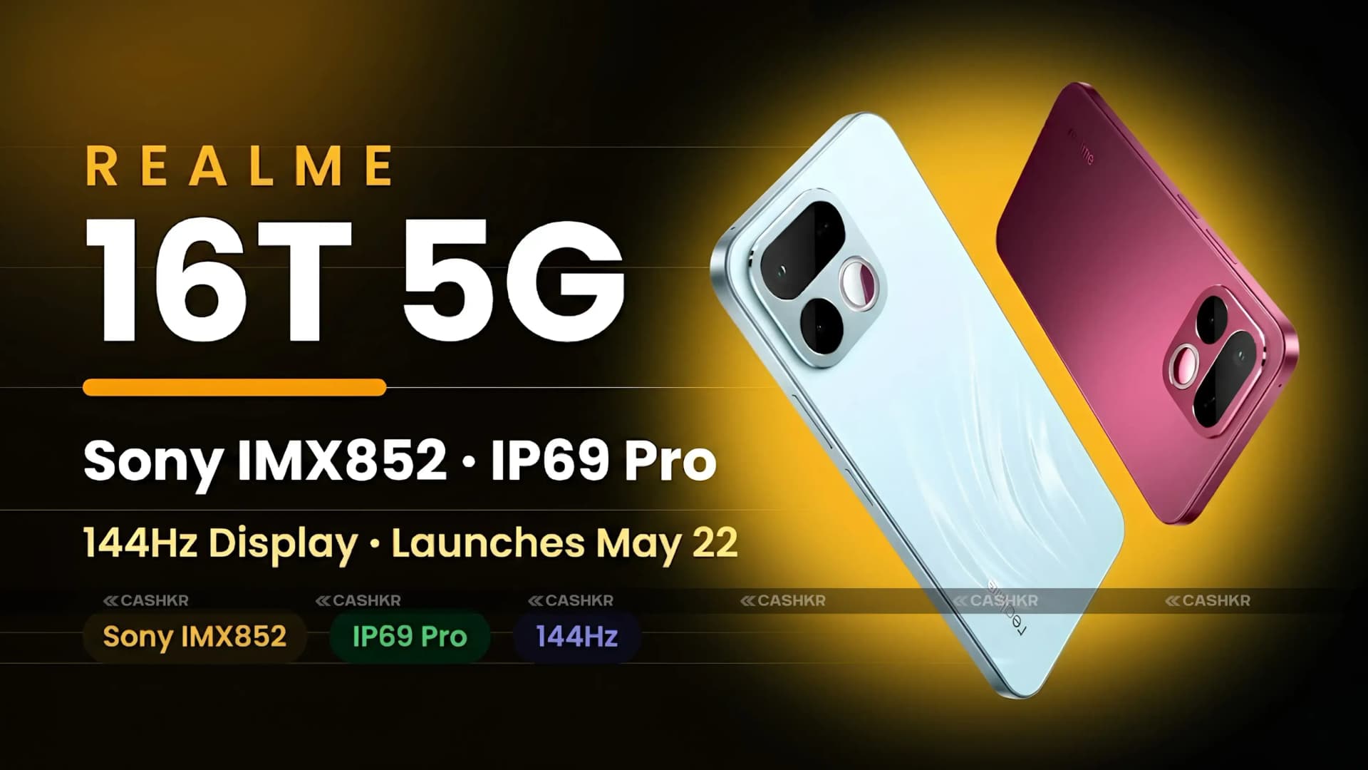Realme 16T 5G Camera Specifications Confirmed: Sony IMX852, Seven AI Tools