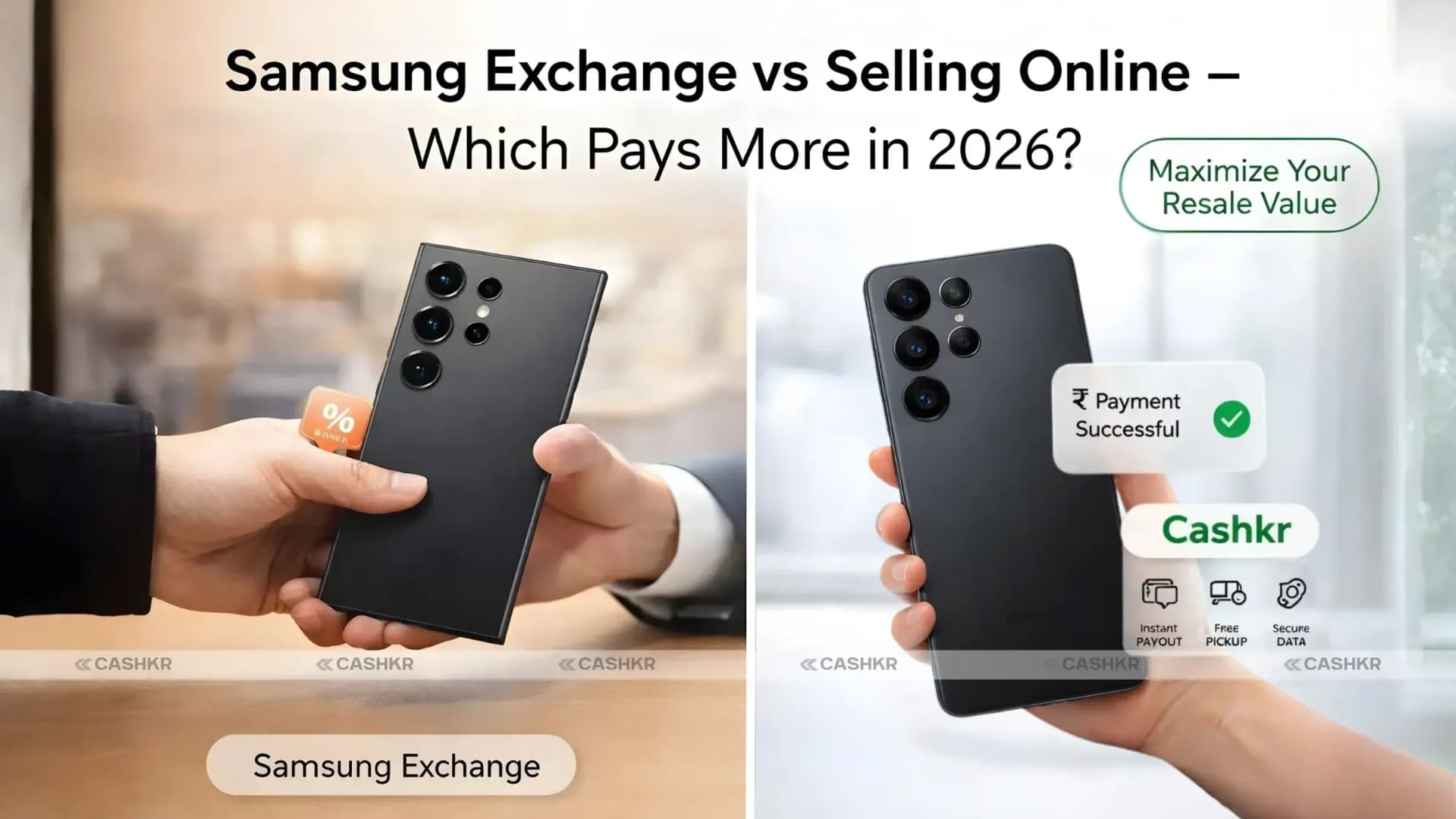 Samsung Exchange vs Selling Online