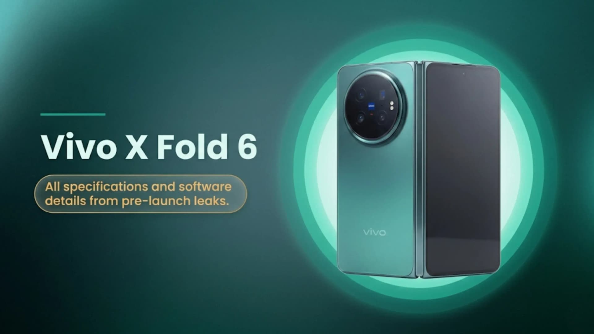 Vivo X Fold 6 Leak: Atomic Workbench, Dimensity 9500, Specs