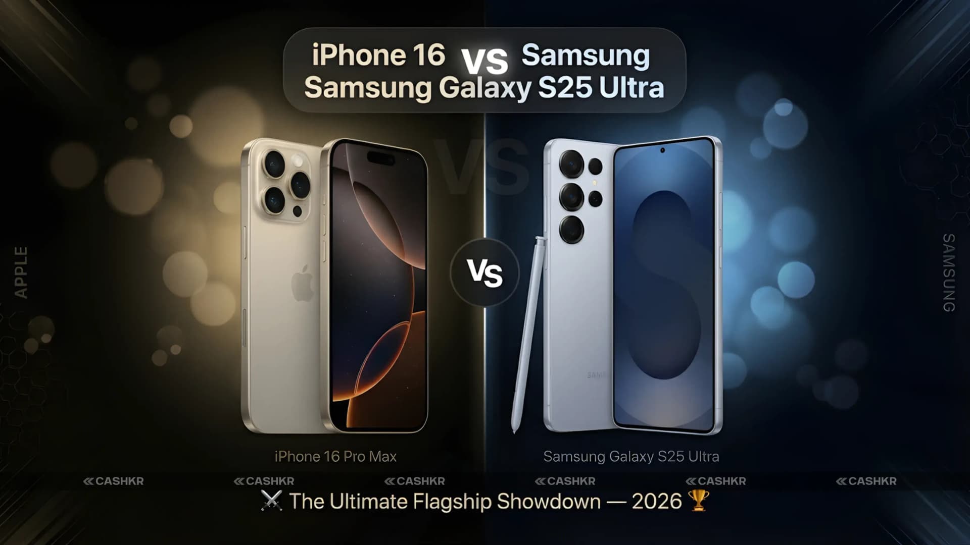 iPhone 16 Pro Max vs Samsung Galaxy S25 Ultra