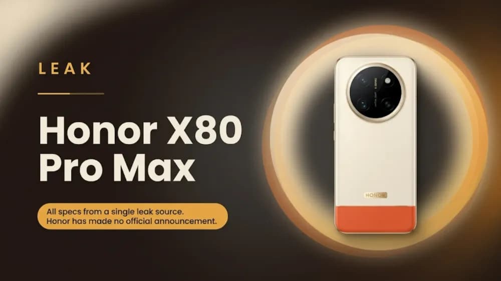 Honor X80 Pro Max Leak: 11,000mAh Battery, 90W, Specs