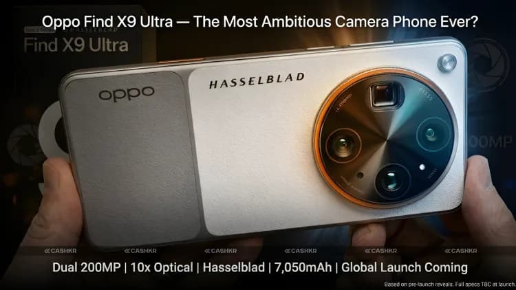 Oppo Find X9 Ultra Camera Specs