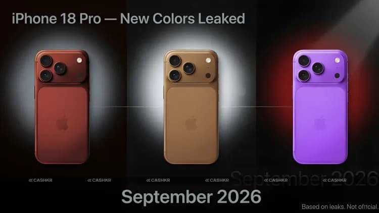 iPhone 18 Pro New Colors